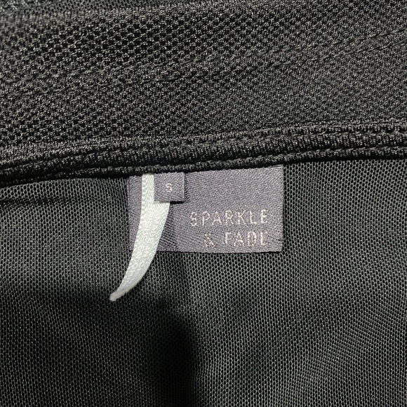 Urban Outfitters Black Mesh Bandage Crop Top, Size Small - Picture 5 of 6